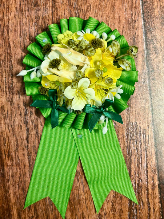 Very Mari Rosette (Green and Yellow)